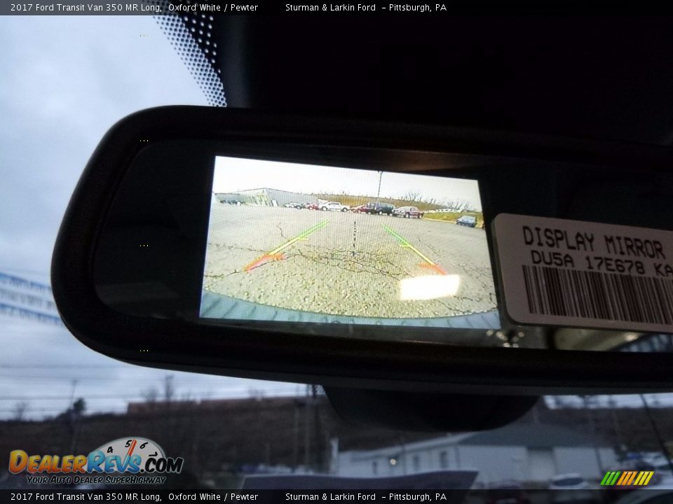 2017 Ford Transit Van 350 MR Long Oxford White / Pewter Photo #14