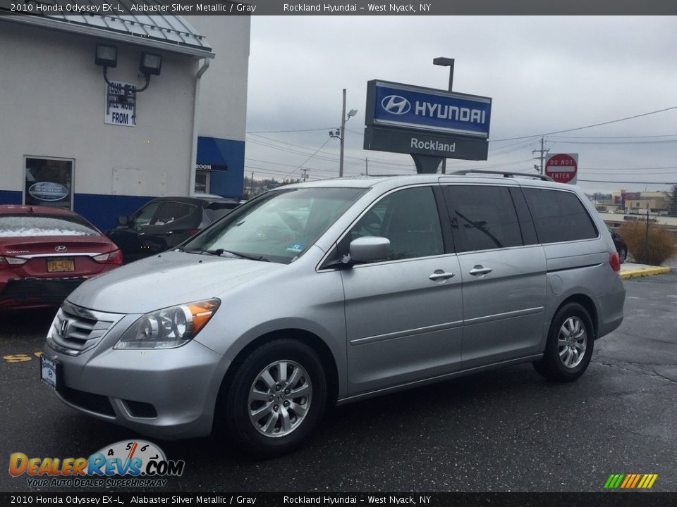 2010 Honda Odyssey EX-L Alabaster Silver Metallic / Gray Photo #1