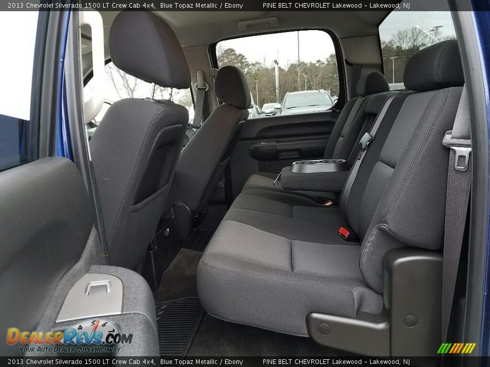 2013 Chevrolet Silverado 1500 LT Crew Cab 4x4 Blue Topaz Metallic / Ebony Photo #13