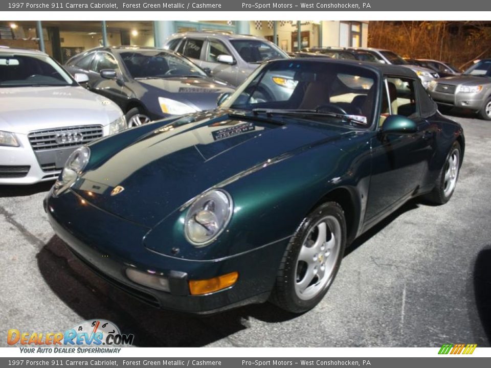 Forest Green Metallic 1997 Porsche 911 Carrera Cabriolet Photo #7