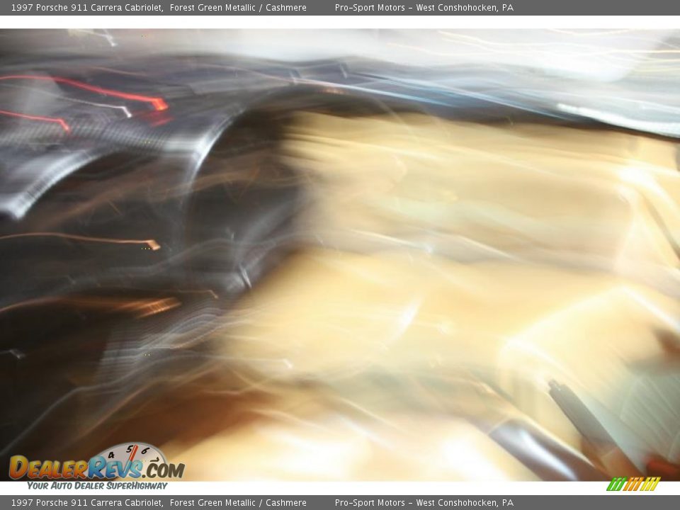 1997 Porsche 911 Carrera Cabriolet Forest Green Metallic / Cashmere Photo #27
