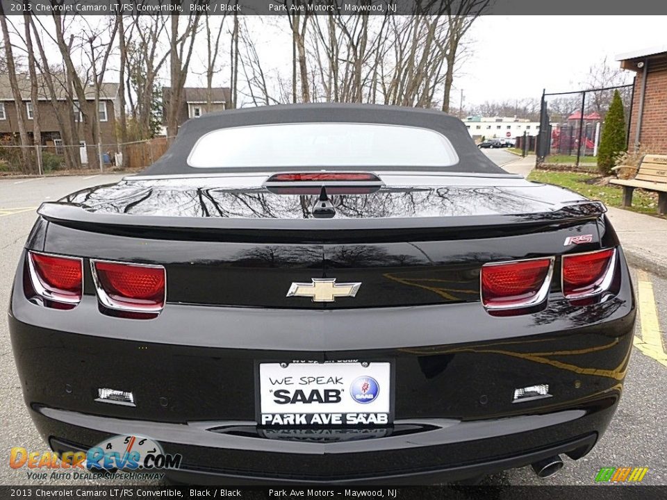 2013 Chevrolet Camaro LT/RS Convertible Black / Black Photo #4