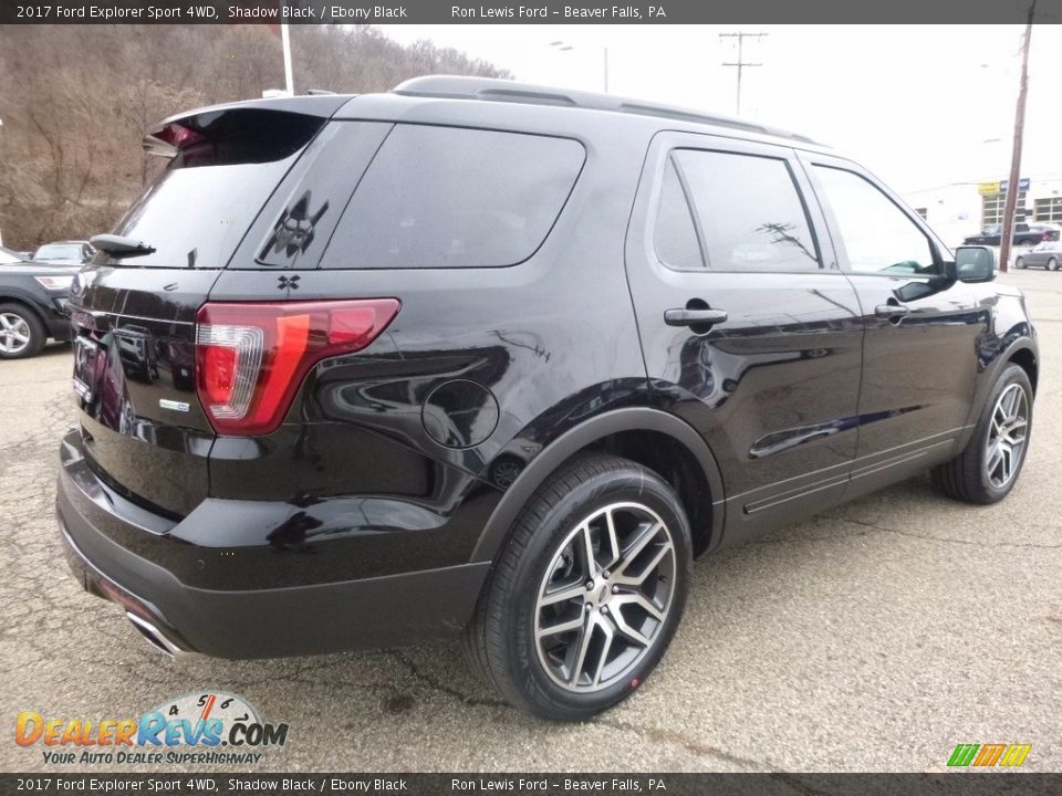 2017 Ford Explorer Sport 4WD Shadow Black / Ebony Black Photo #2