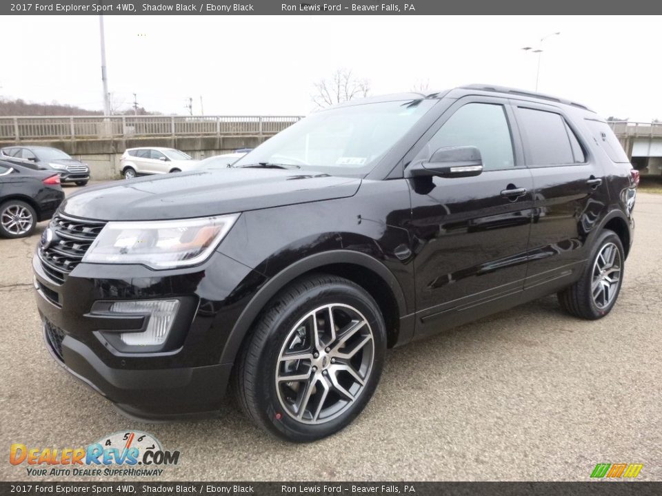 2017 Ford Explorer Sport 4WD Shadow Black / Ebony Black Photo #6
