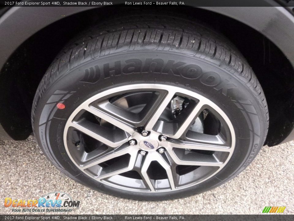 2017 Ford Explorer Sport 4WD Shadow Black / Ebony Black Photo #9