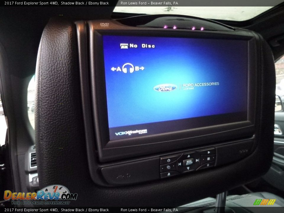 2017 Ford Explorer Sport 4WD Shadow Black / Ebony Black Photo #12