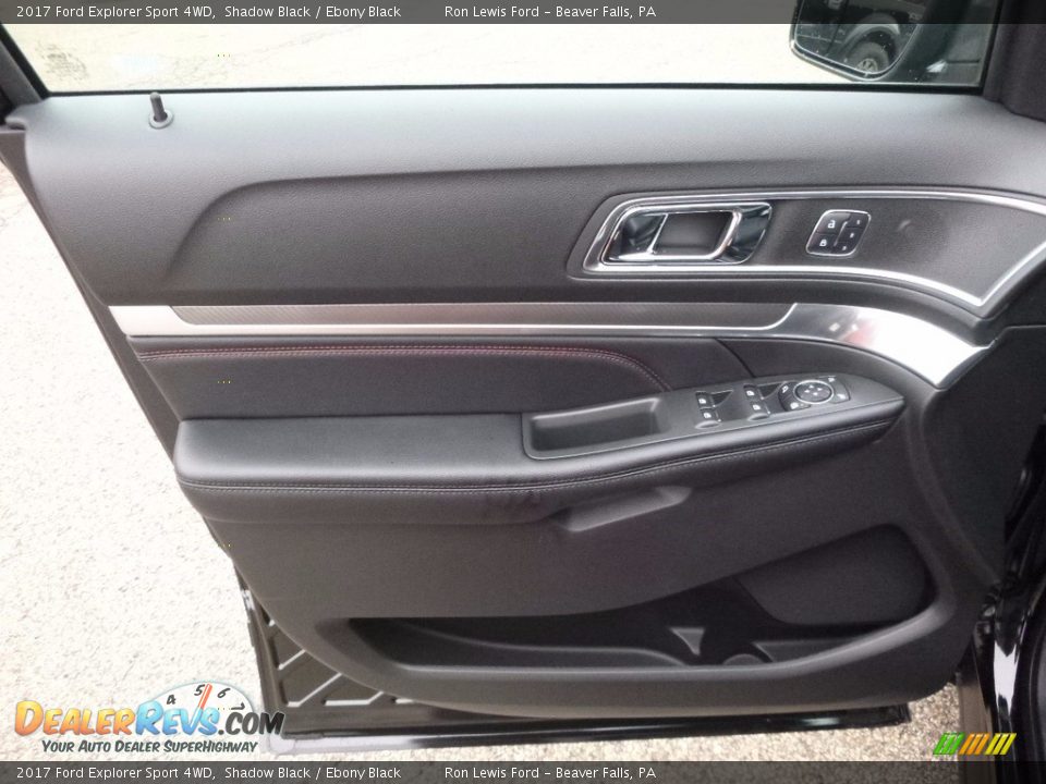 2017 Ford Explorer Sport 4WD Shadow Black / Ebony Black Photo #14
