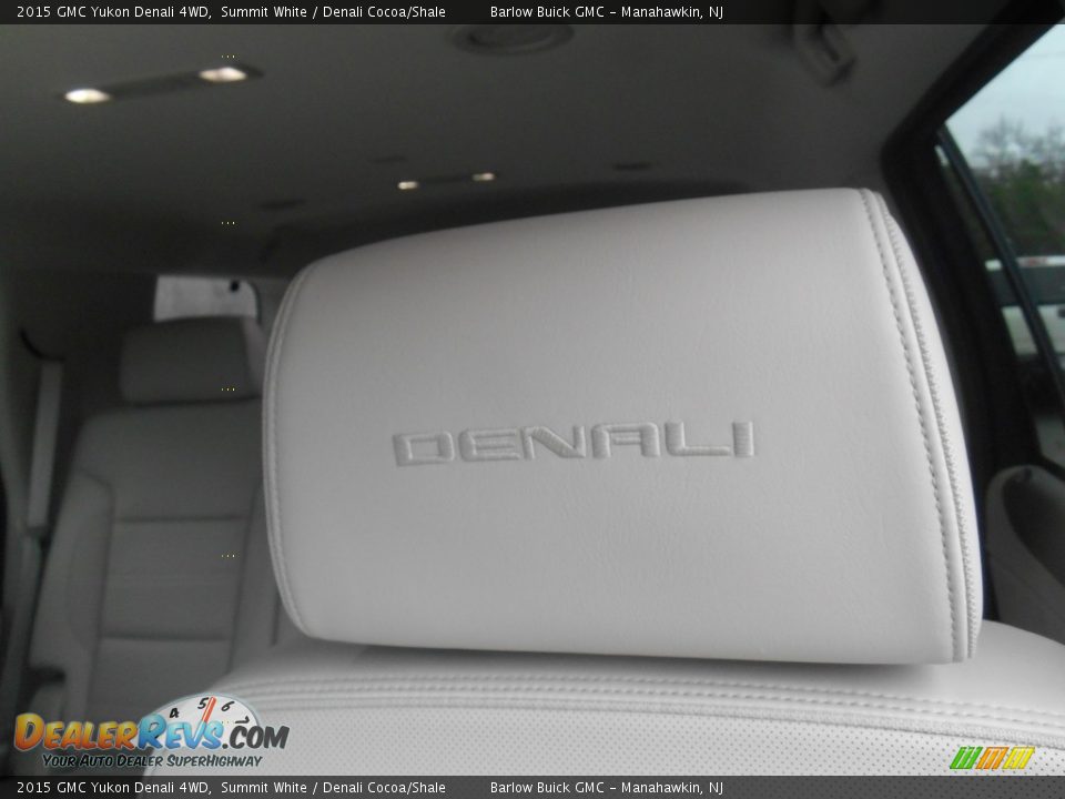 2015 GMC Yukon Denali 4WD Summit White / Denali Cocoa/Shale Photo #18