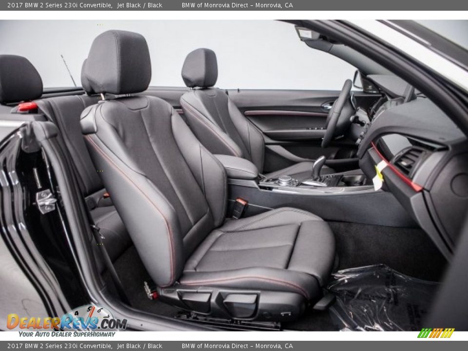 Black Interior - 2017 BMW 2 Series 230i Convertible Photo #2