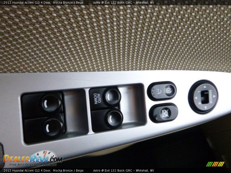 2013 Hyundai Accent GLS 4 Door Mocha Bronze / Beige Photo #19