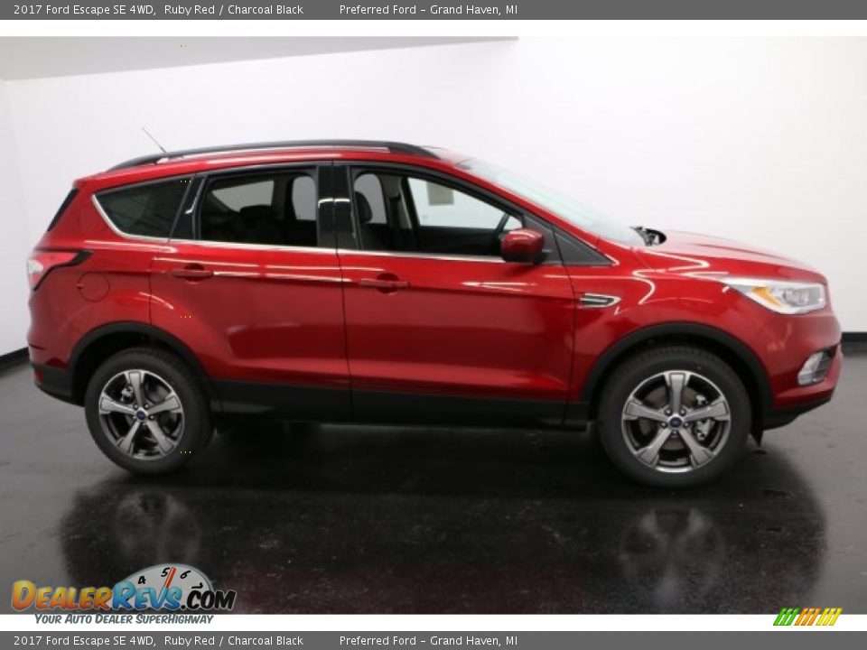 2017 Ford Escape SE 4WD Ruby Red / Charcoal Black Photo #1