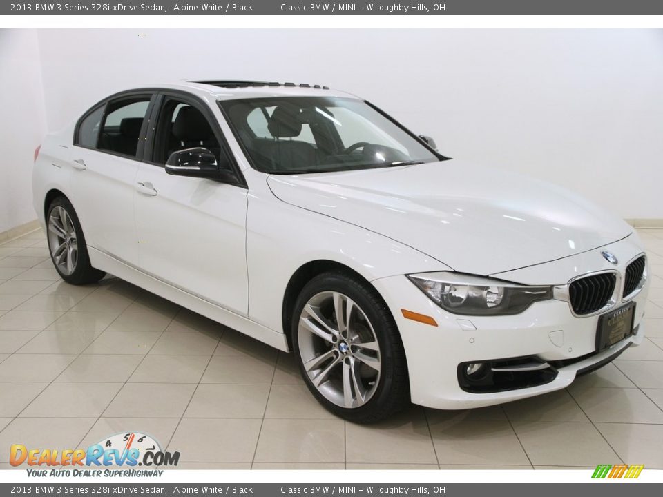 2013 BMW 3 Series 328i xDrive Sedan Alpine White / Black Photo #1