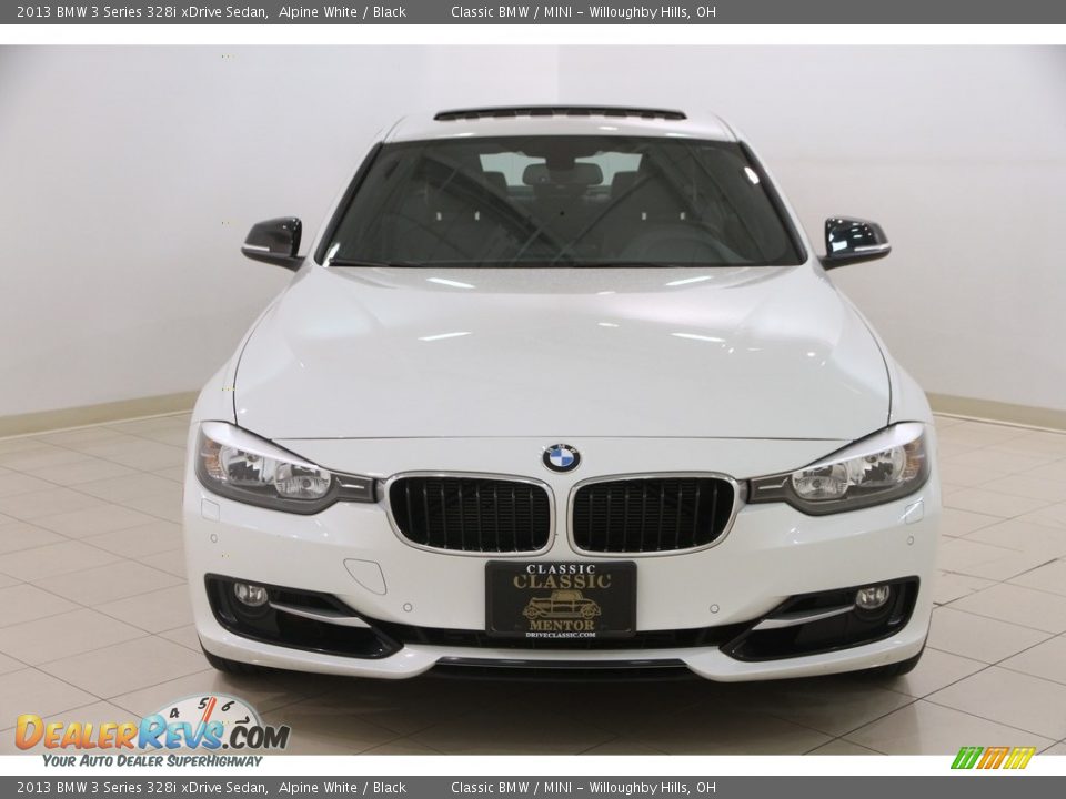 2013 BMW 3 Series 328i xDrive Sedan Alpine White / Black Photo #2
