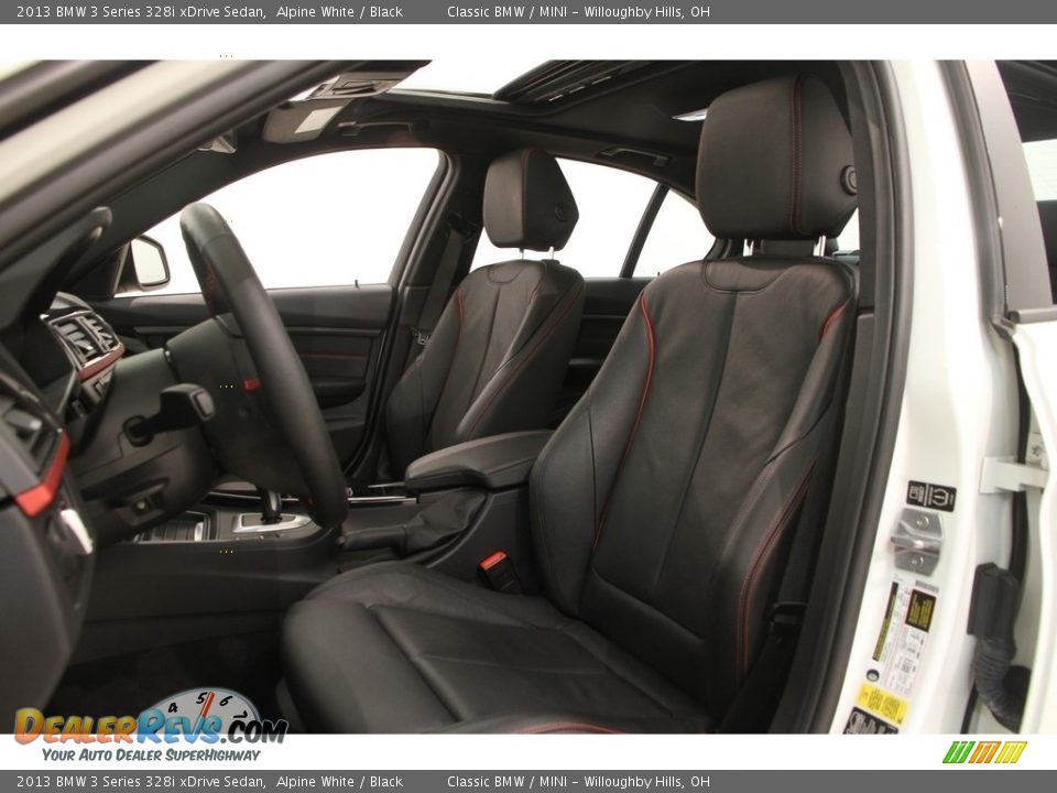 2013 BMW 3 Series 328i xDrive Sedan Alpine White / Black Photo #5