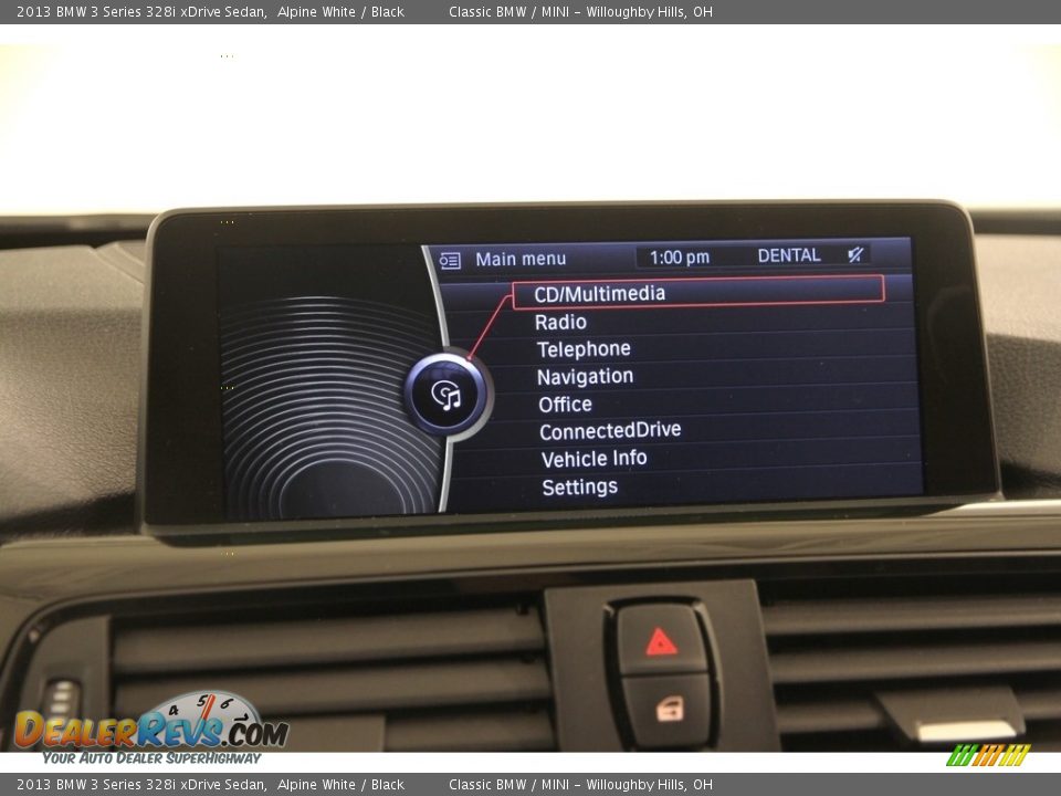 2013 BMW 3 Series 328i xDrive Sedan Alpine White / Black Photo #9