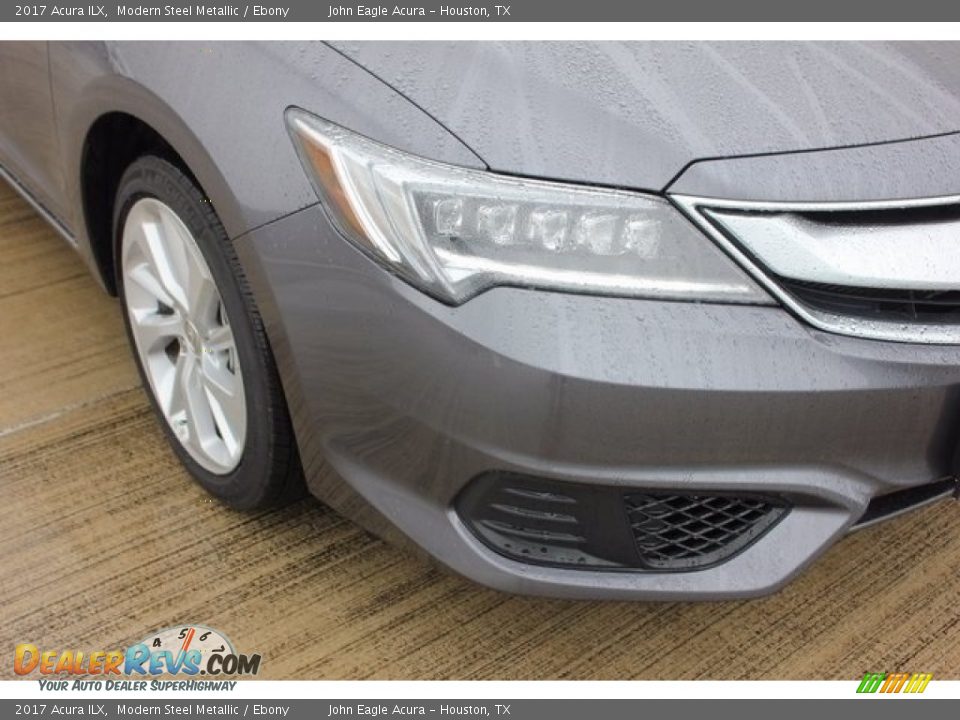 2017 Acura ILX Modern Steel Metallic / Ebony Photo #9