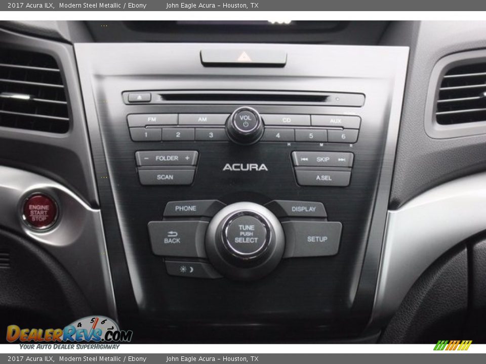 2017 Acura ILX Modern Steel Metallic / Ebony Photo #31