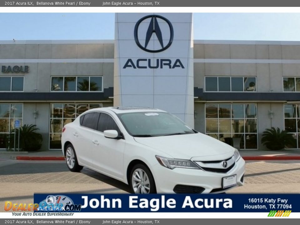 2017 Acura ILX Bellanova White Pearl / Ebony Photo #1