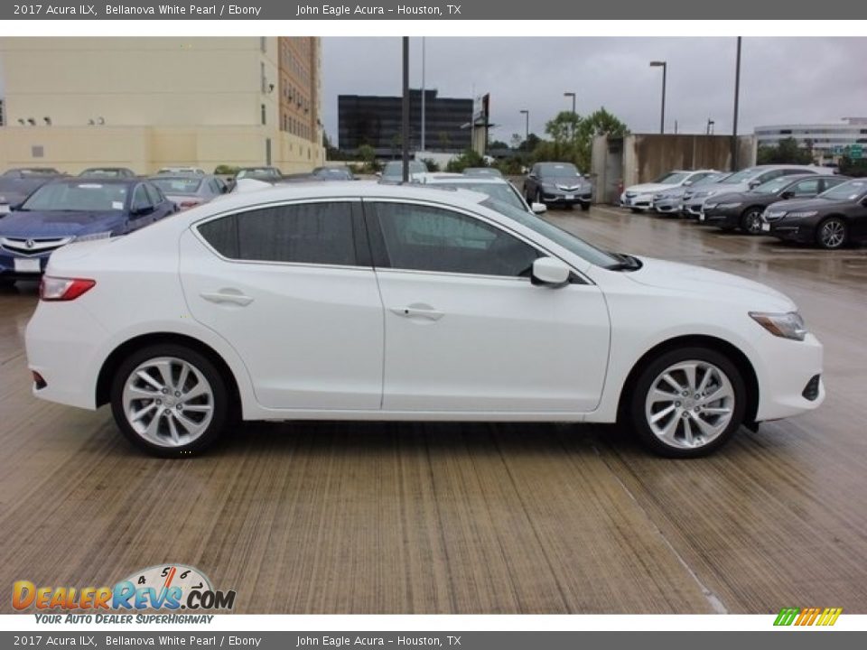 2017 Acura ILX Bellanova White Pearl / Ebony Photo #8