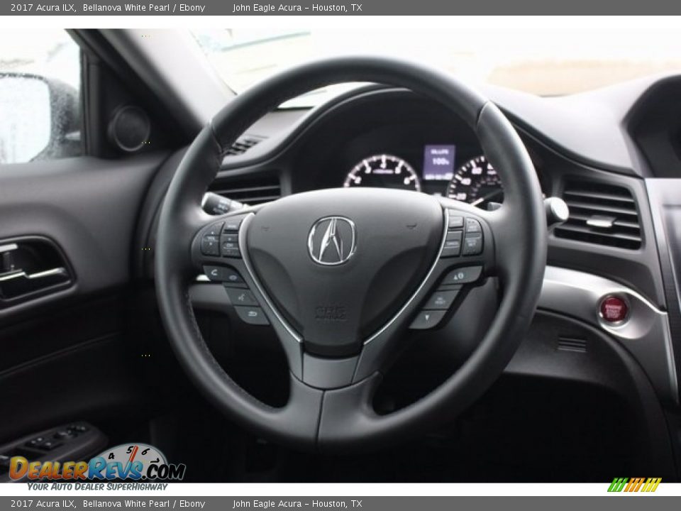 2017 Acura ILX Bellanova White Pearl / Ebony Photo #28