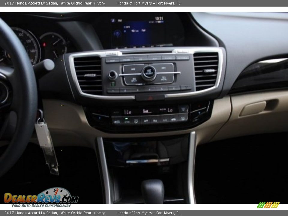 2017 Honda Accord LX Sedan White Orchid Pearl / Ivory Photo #15