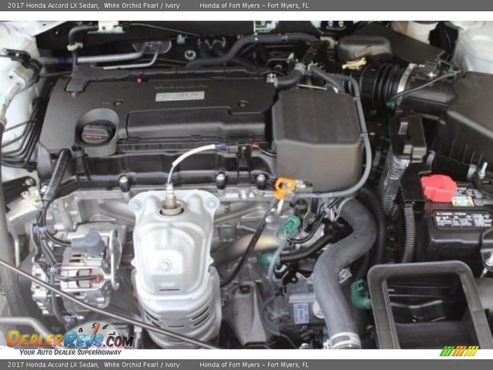 2017 Honda Accord LX Sedan White Orchid Pearl / Ivory Photo #27