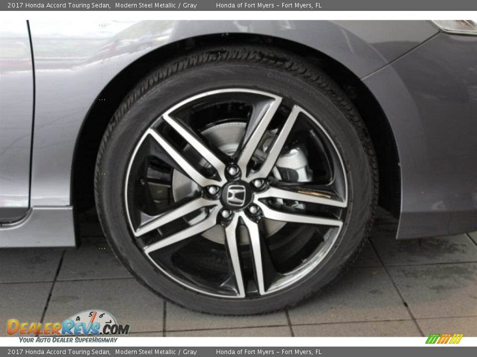 2017 Honda Accord Touring Sedan Modern Steel Metallic / Gray Photo #2