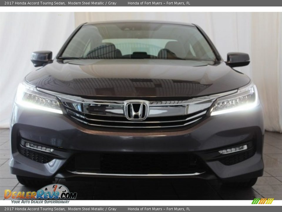 2017 Honda Accord Touring Sedan Modern Steel Metallic / Gray Photo #4