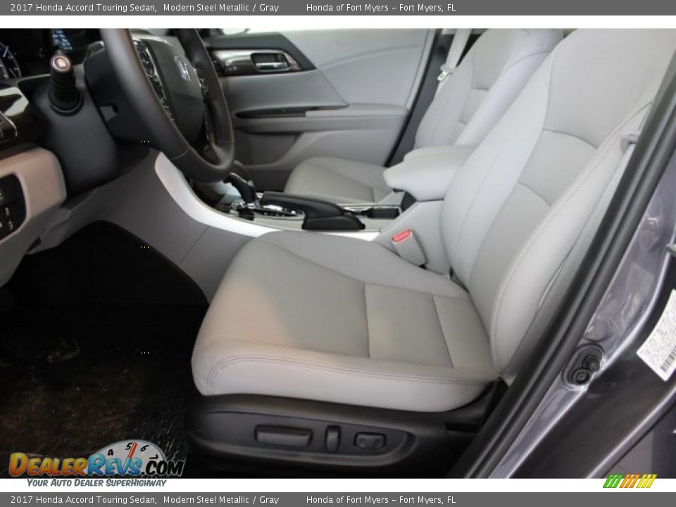 2017 Honda Accord Touring Sedan Modern Steel Metallic / Gray Photo #10