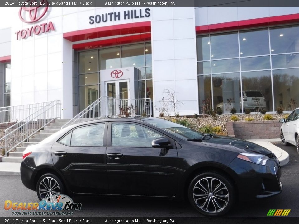 2014 Toyota Corolla S Black Sand Pearl / Black Photo #2