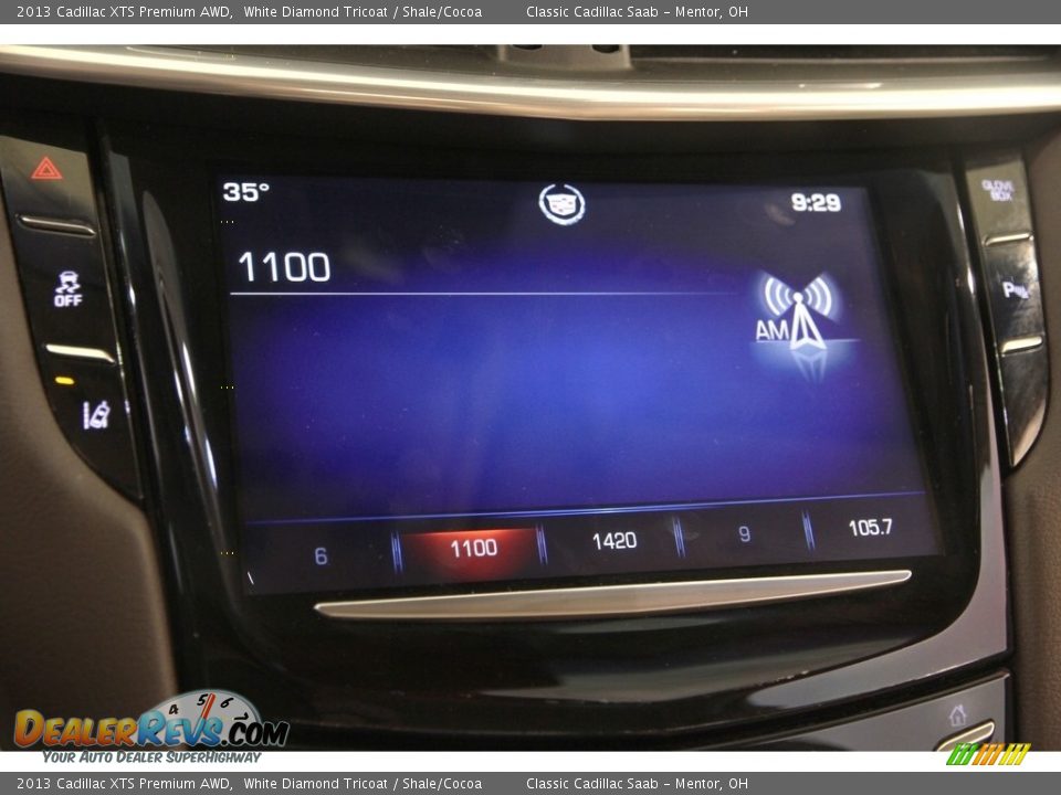 2013 Cadillac XTS Premium AWD White Diamond Tricoat / Shale/Cocoa Photo #12