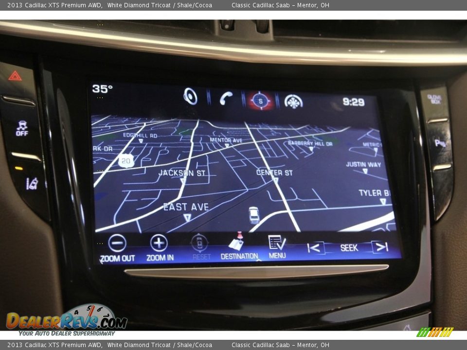 2013 Cadillac XTS Premium AWD White Diamond Tricoat / Shale/Cocoa Photo #14