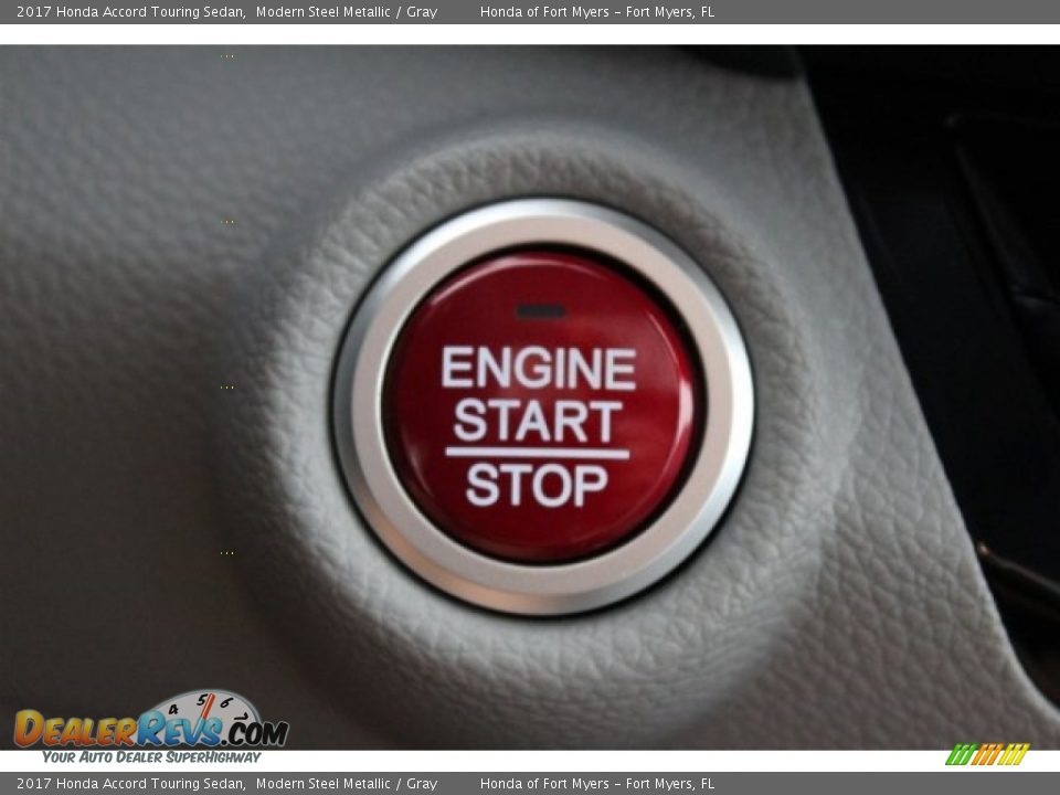 2017 Honda Accord Touring Sedan Modern Steel Metallic / Gray Photo #27