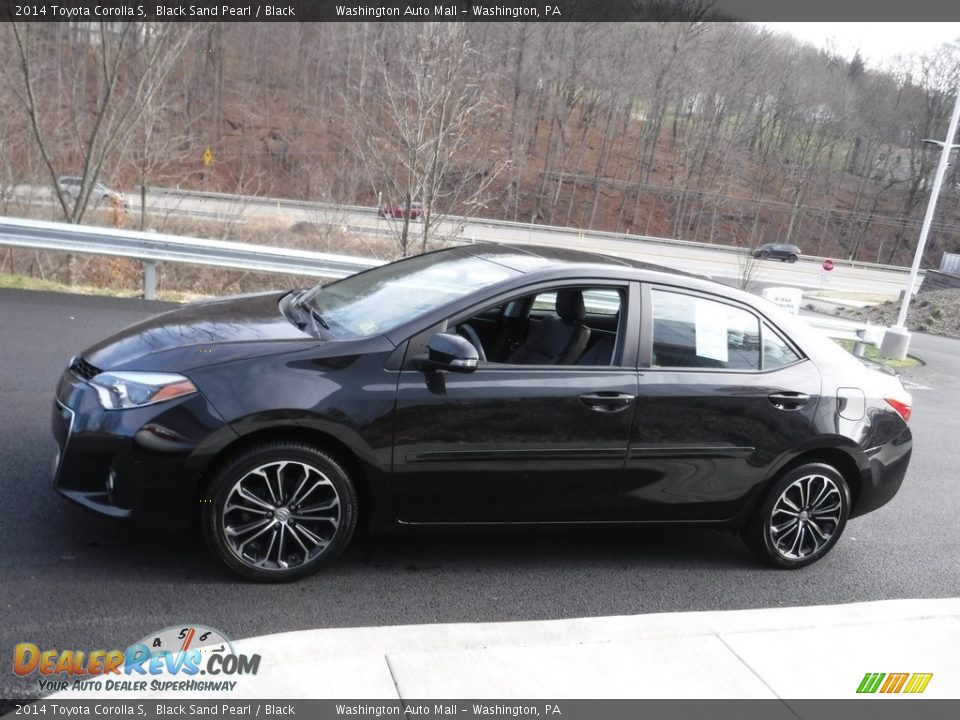 2014 Toyota Corolla S Black Sand Pearl / Black Photo #7