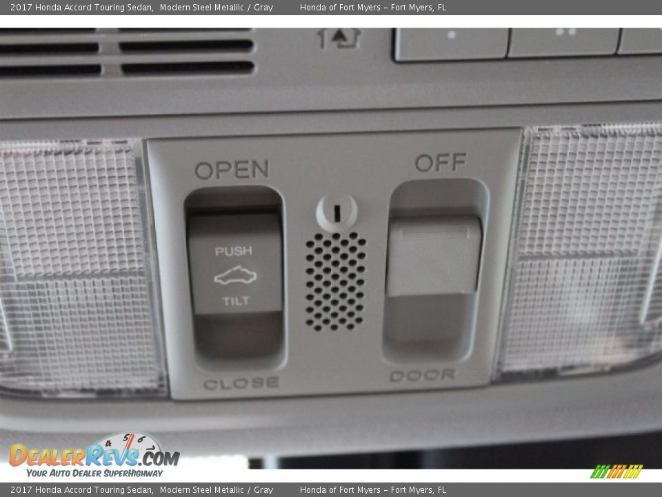 2017 Honda Accord Touring Sedan Modern Steel Metallic / Gray Photo #29