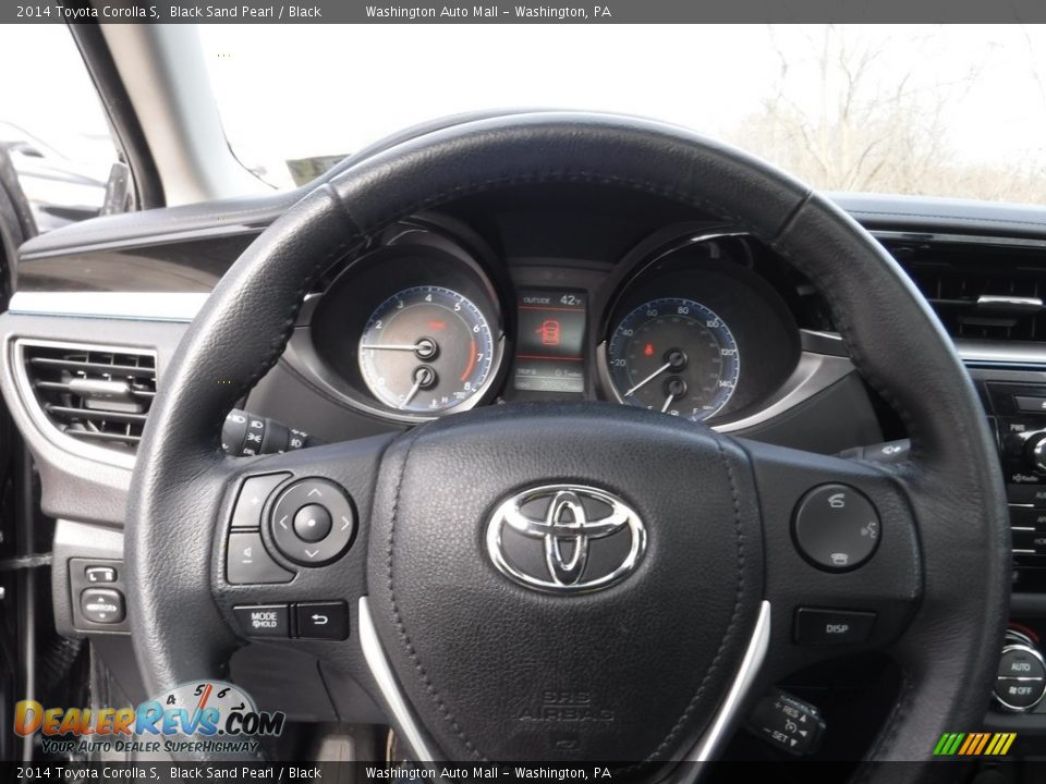 2014 Toyota Corolla S Black Sand Pearl / Black Photo #21