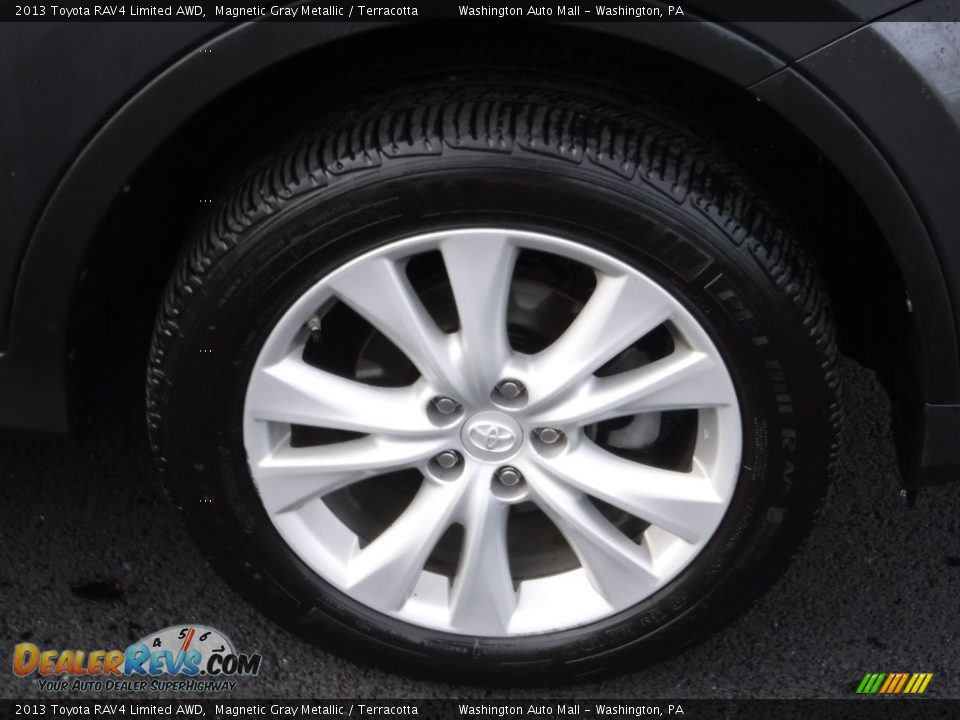 2013 Toyota RAV4 Limited AWD Magnetic Gray Metallic / Terracotta Photo #3