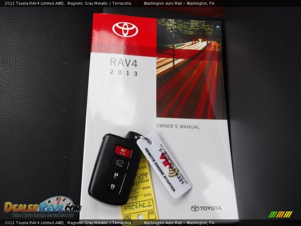 2013 Toyota RAV4 Limited AWD Magnetic Gray Metallic / Terracotta Photo #25