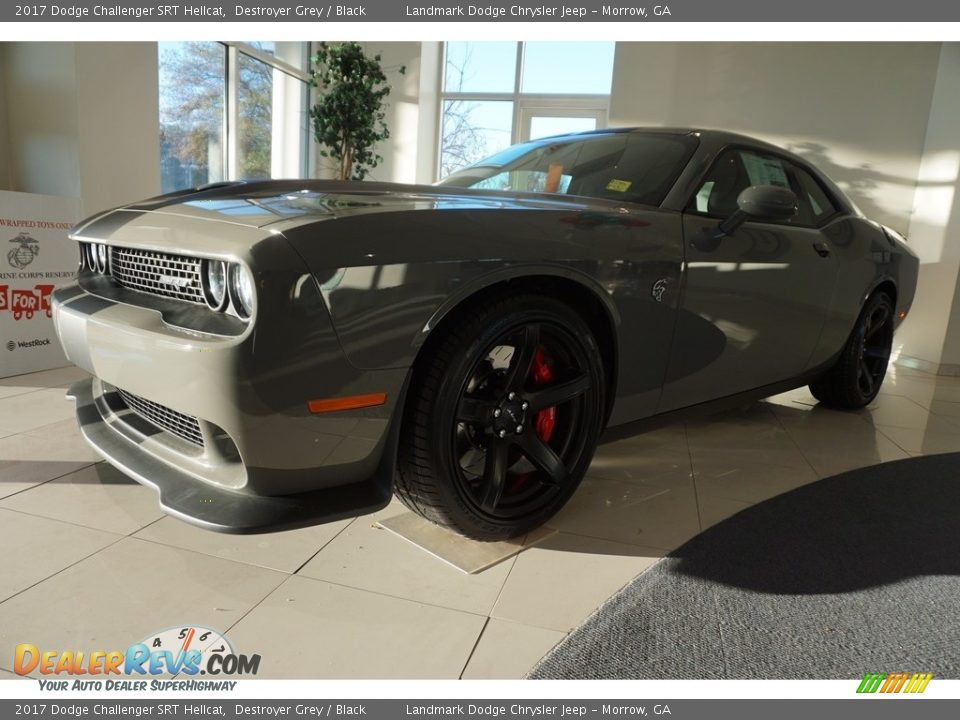 2017 Dodge Challenger SRT Hellcat Destroyer Grey / Black Photo #1