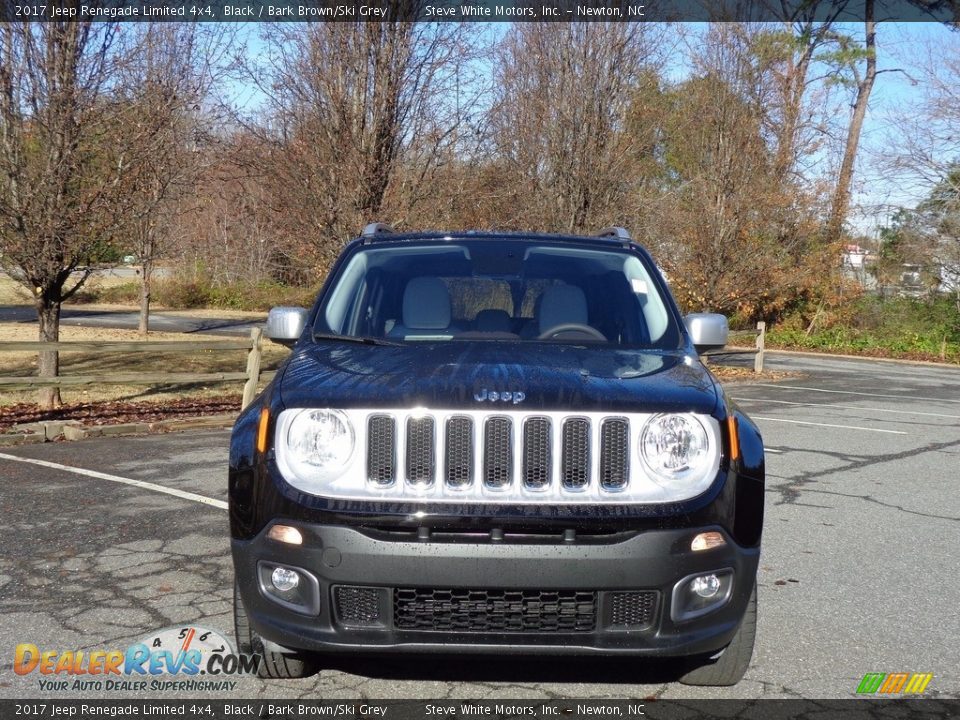 2017 Jeep Renegade Limited 4x4 Black / Bark Brown/Ski Grey Photo #3