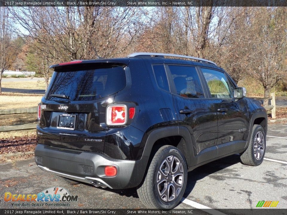 2017 Jeep Renegade Limited 4x4 Black / Bark Brown/Ski Grey Photo #7