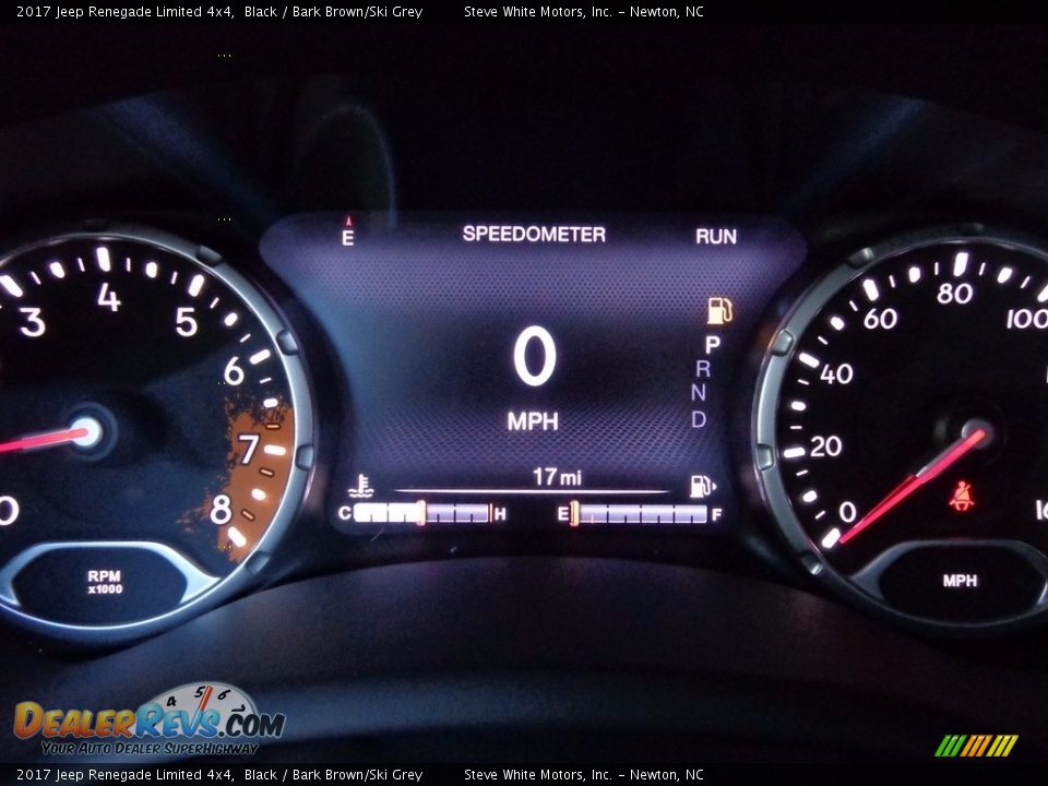 2017 Jeep Renegade Limited 4x4 Gauges Photo #15