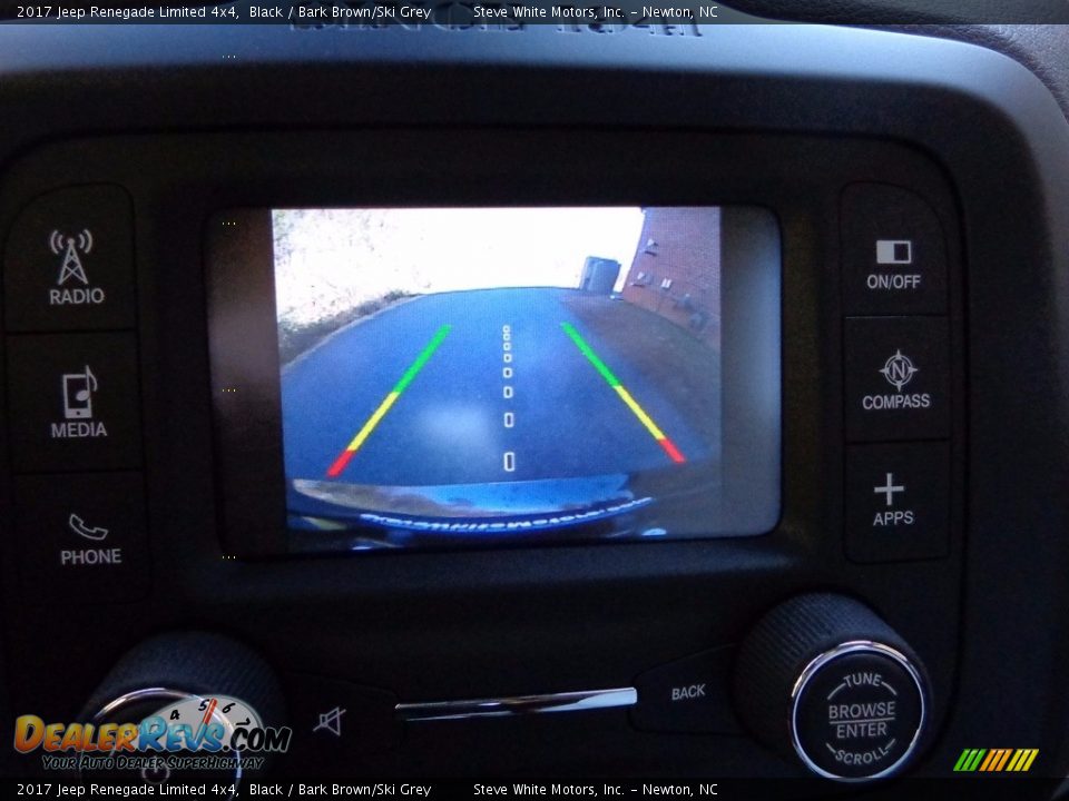 2017 Jeep Renegade Limited 4x4 Black / Bark Brown/Ski Grey Photo #17