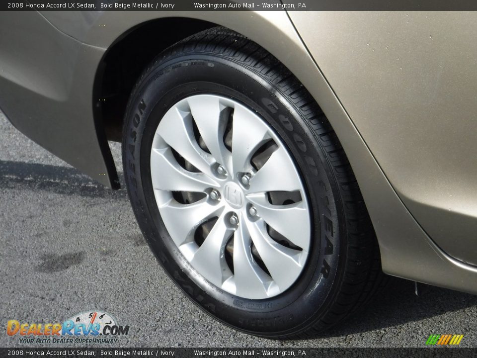 2008 Honda Accord LX Sedan Bold Beige Metallic / Ivory Photo #3