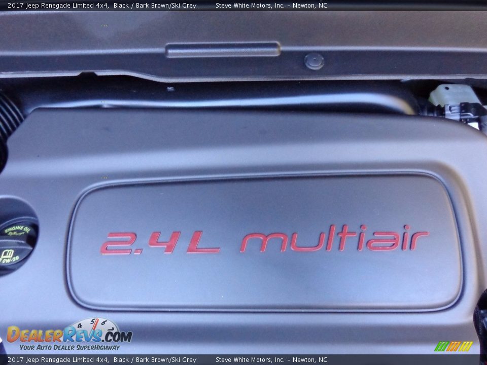 2017 Jeep Renegade Limited 4x4 Black / Bark Brown/Ski Grey Photo #25