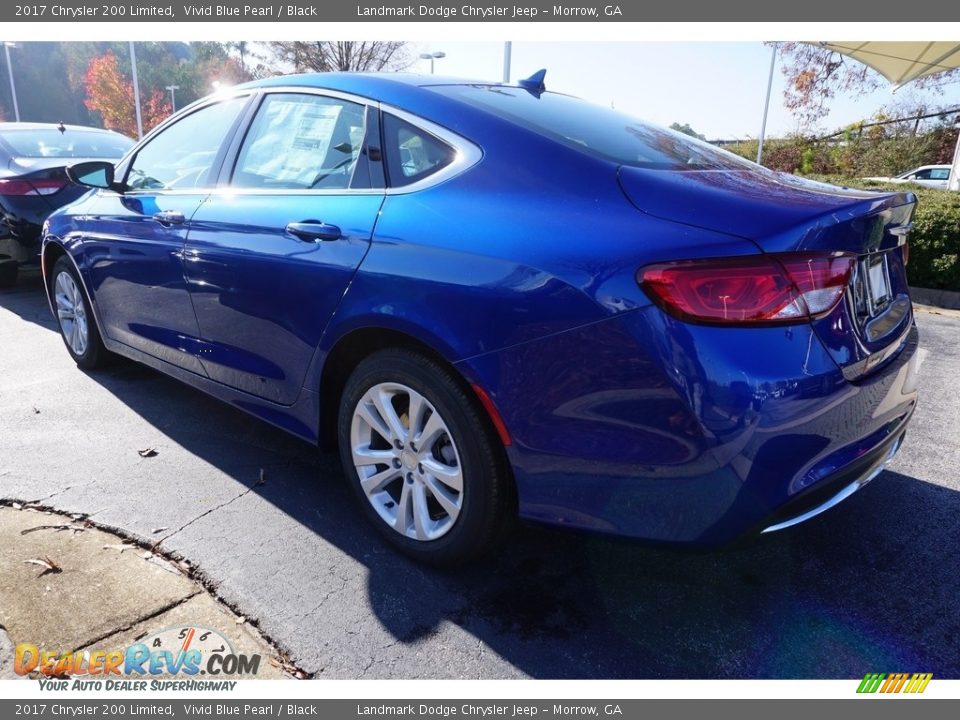 2017 Chrysler 200 Limited Vivid Blue Pearl / Black Photo #2