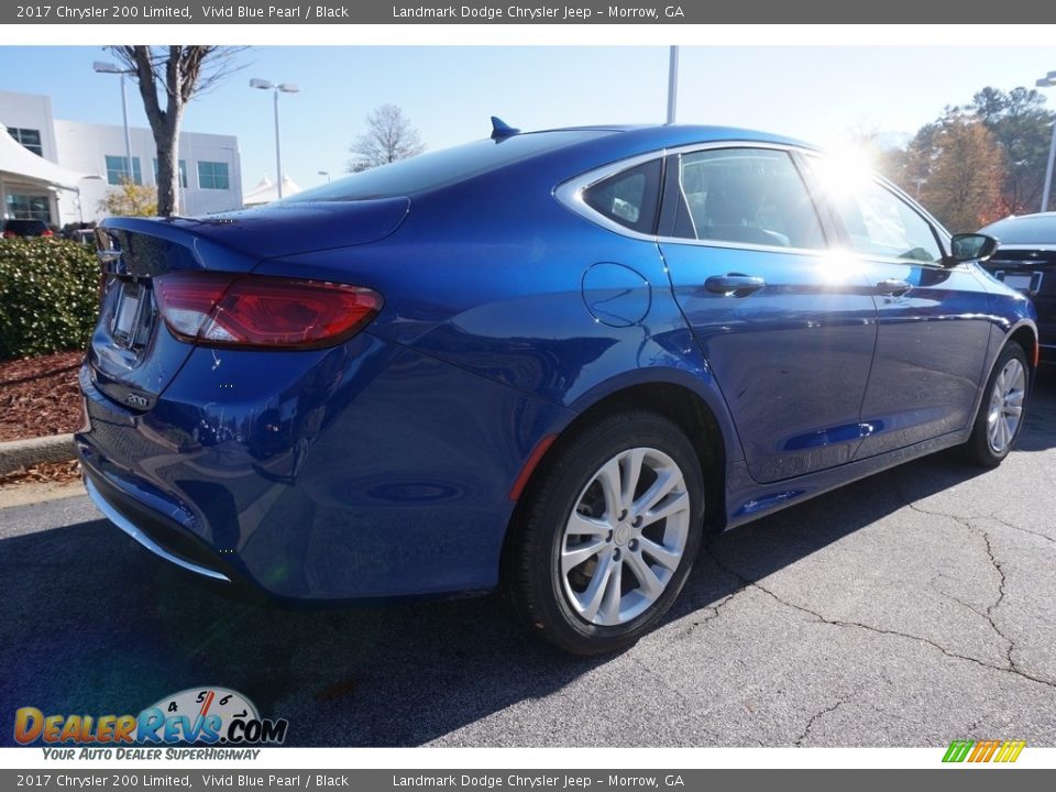 2017 Chrysler 200 Limited Vivid Blue Pearl / Black Photo #3