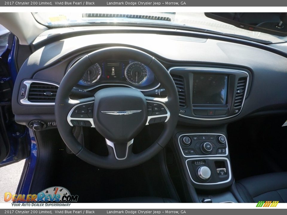 2017 Chrysler 200 Limited Vivid Blue Pearl / Black Photo #7