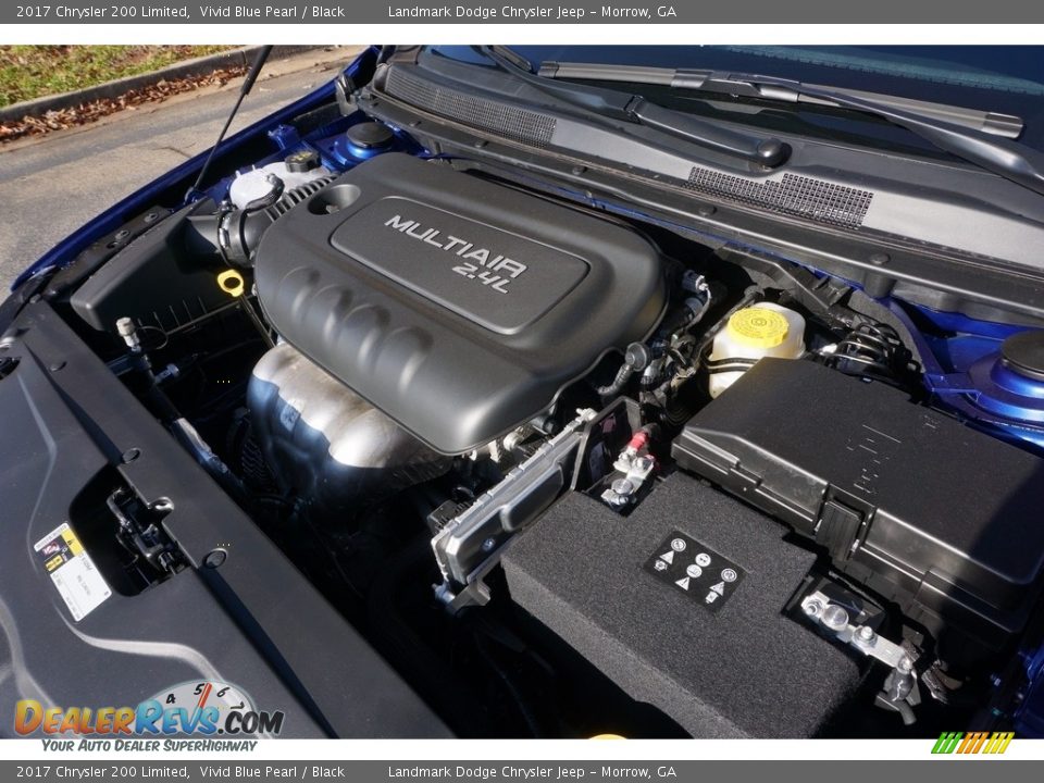 2017 Chrysler 200 Limited Vivid Blue Pearl / Black Photo #8