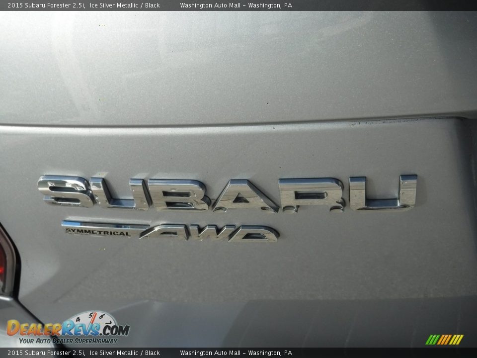 2015 Subaru Forester 2.5i Ice Silver Metallic / Black Photo #10